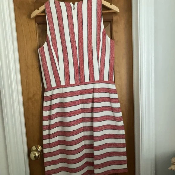 Brooks Brothers Red and White Striped Mini Dress - Picture 3 of 3